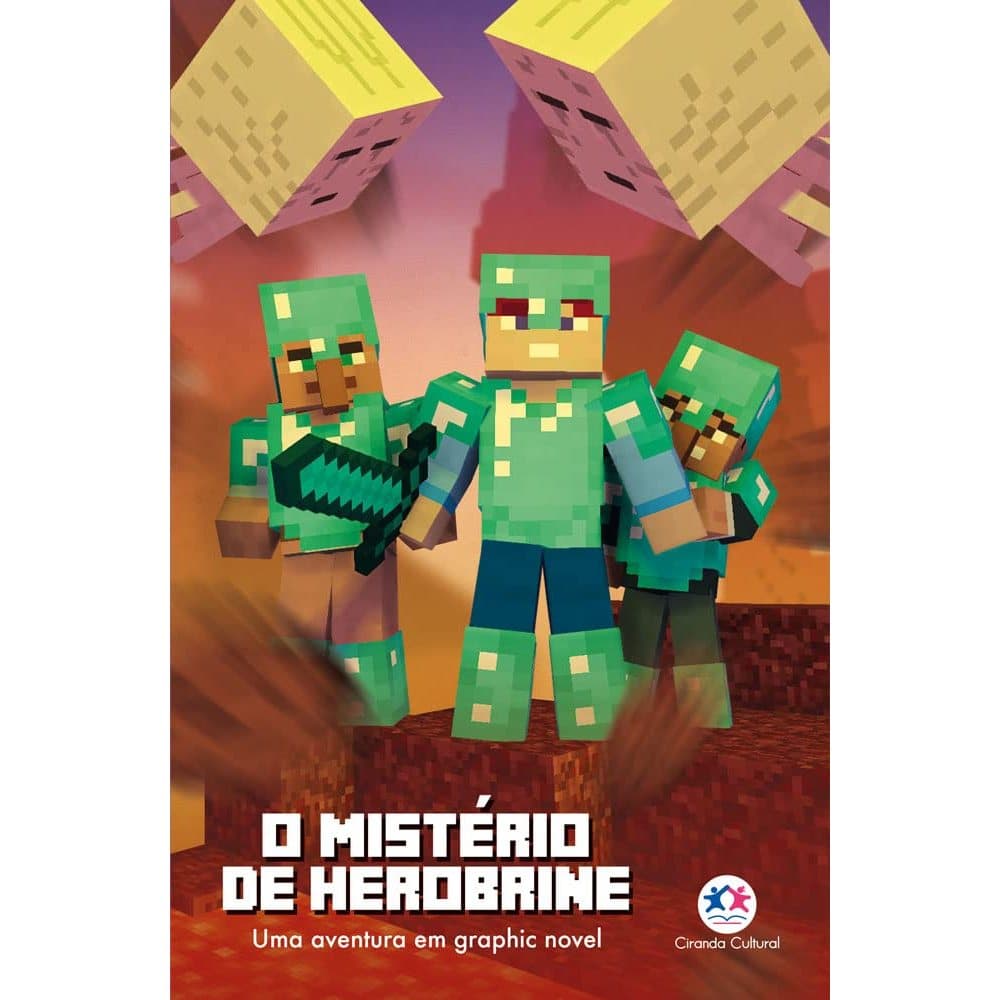 Livro - Minecraft - O Mistério de Herobrine - Livro 5: uma aventura em graphic novel