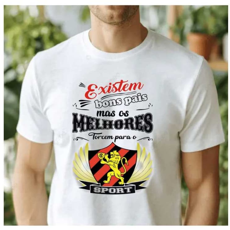 CAMISA PAI TORCEDOR SPORT RECIFE TIME PRESENTE PARA PAIS