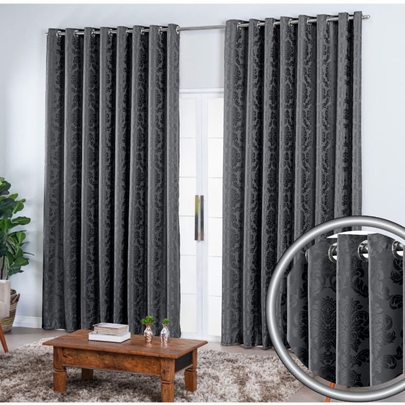 Cortina Jacquard Sala E Quarto 4 metros x 2 70 para Sala Casa Quarto Decoração