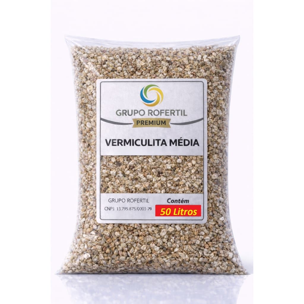 Vermiculita Média 50 Litros Tratada E Higienizada