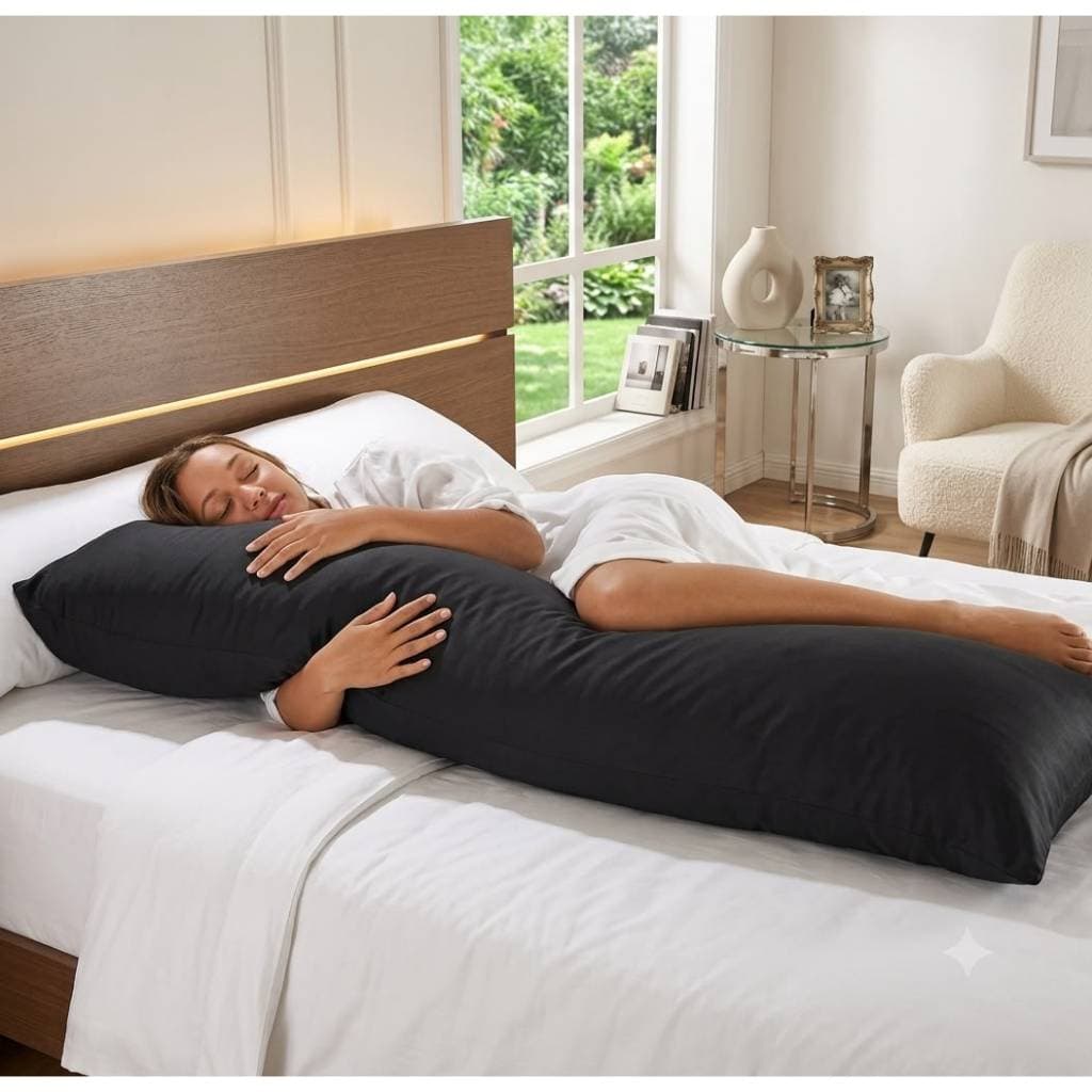 Capa Para Xuxão Travesseiro Gigante Para Corpo Gestante Sono Leve Conforto 1,40x40