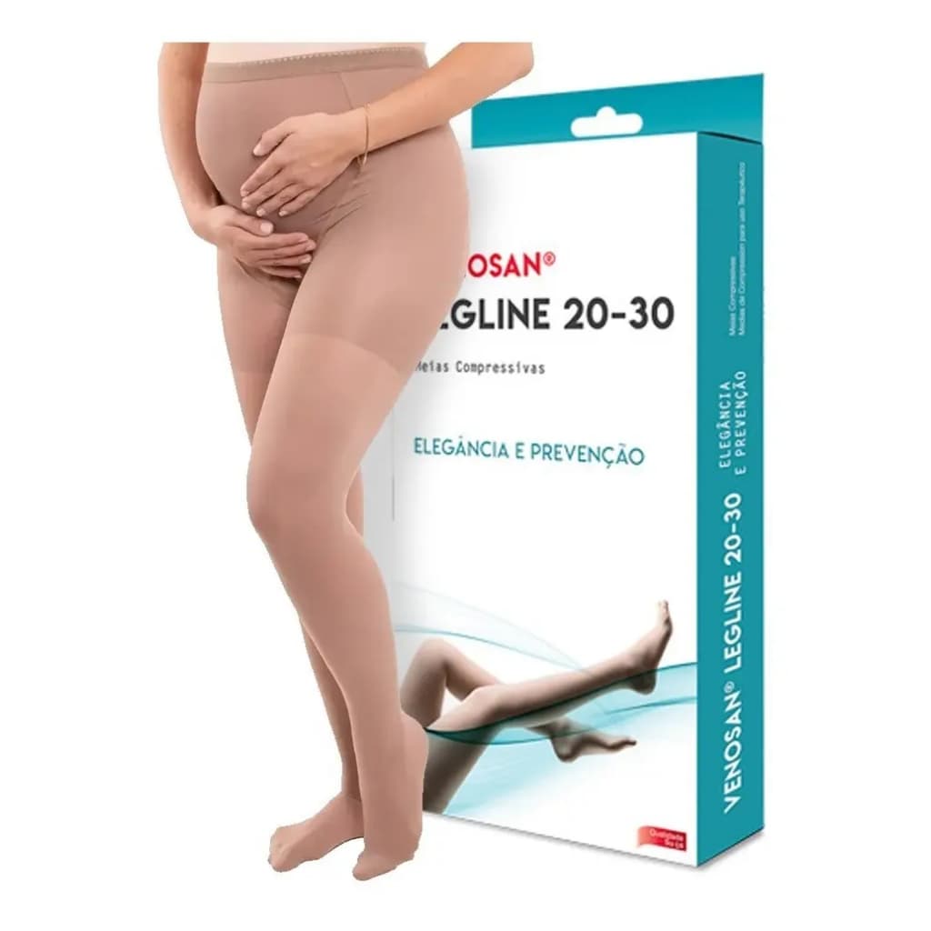Meia ATM Meia Calça Gestante 20-30mmhg Média Compressão Legline Venosan