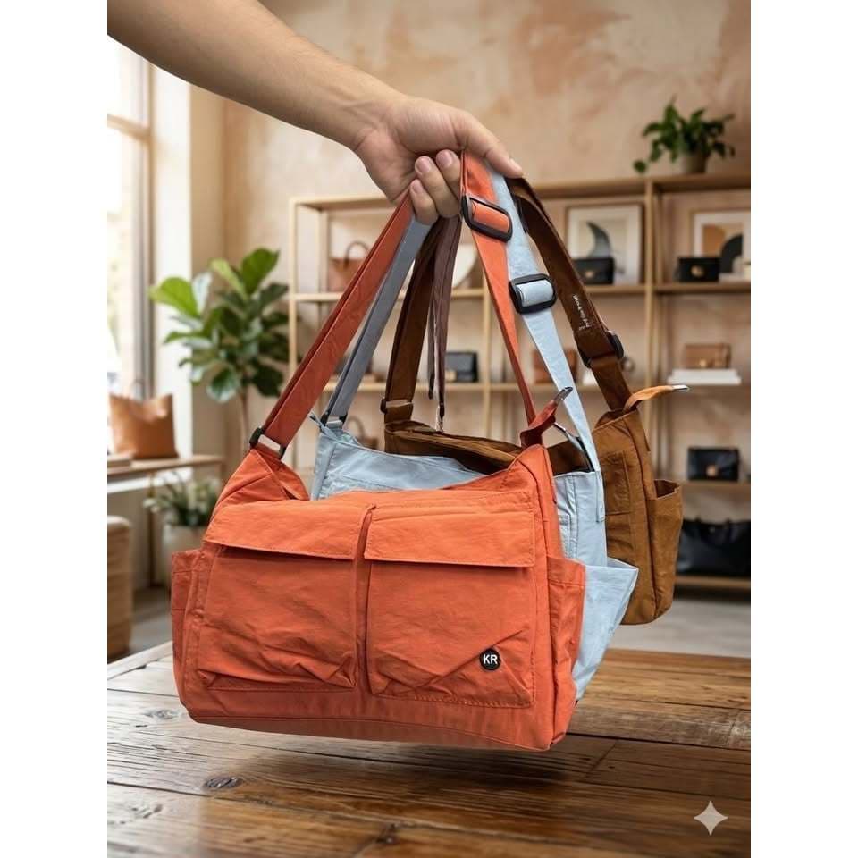 BOLSA DE PANO UNISSEX TIRACOLO BOLSA DE OMBRO BOLSA CARTEIRO NYLON BAG SACOLA