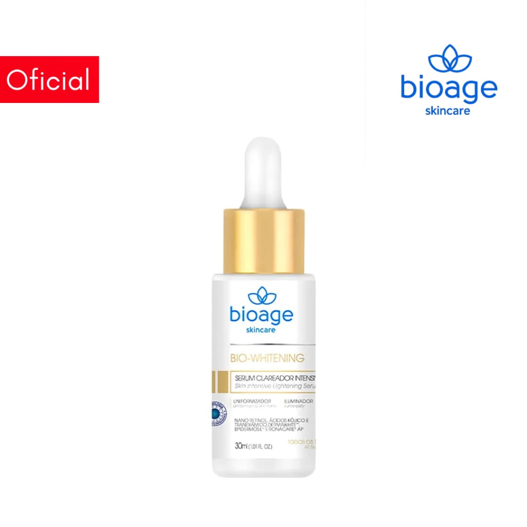 Bioage Sérum Facial Clareador Intensivo Uniformiza e Ilumina / Remove Manchas 30ml