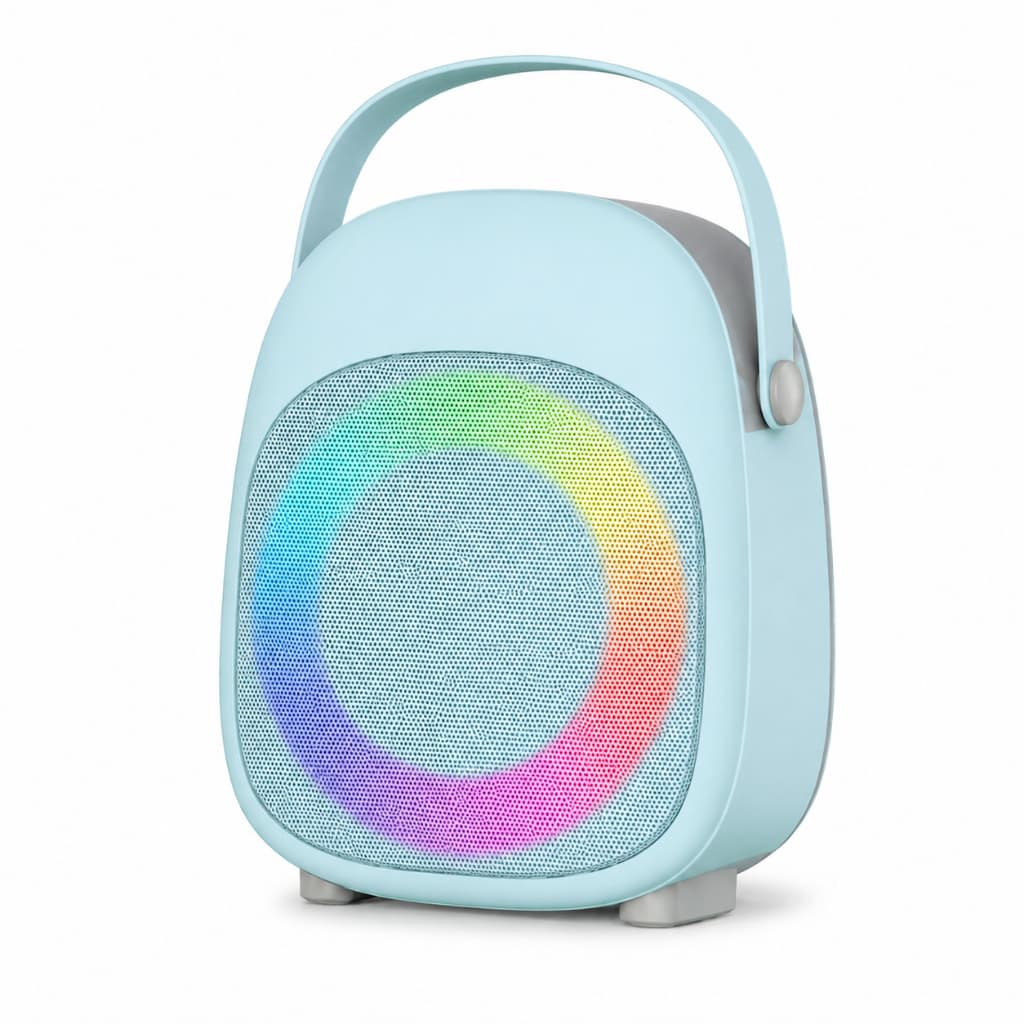 Caixa de som Mala Bluetooth Potente Led RGB Boost Bass Graves Potentes com Proteção IPX6