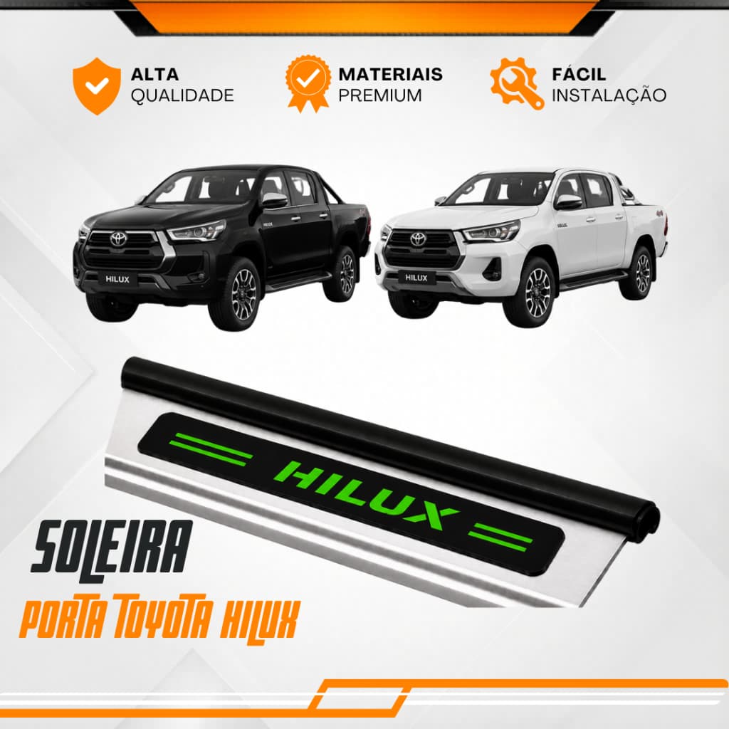 Soleira De Porta Toyota Hilux Universal Carro personalizado