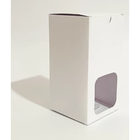 Caixas para Aromatizador/Difusor/Sabonete Líquido Com Visor 8x8x15 cm papel offset 300g