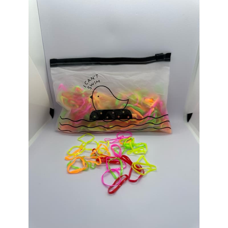 1000/Pcs/Pack Acessórios Para Porta Rabos De Pônei De Borracha Meninas Elásticas Descartáveis Coloridas