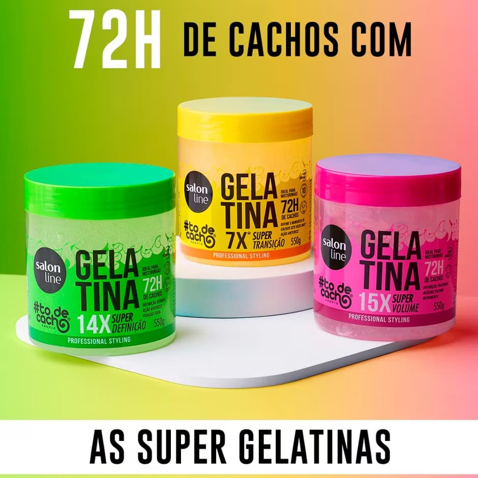 Gelatina Salon Line TodeCacho 550g