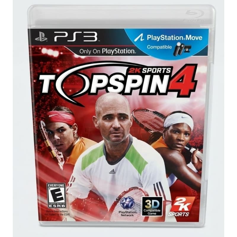 Jogo Top Spin 4 PS3 Original Midia Fisica