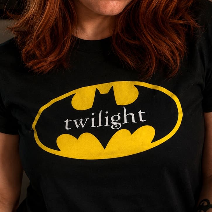 Camiseta The Batman Twilight Crepúsculo Unissex e Babylook 100% Algodão