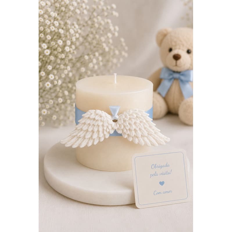 Kit Asa de Anjo 8cm Decoração Batizado Artesanato Aplique Para Personalizado Festa DIY Material Resistente