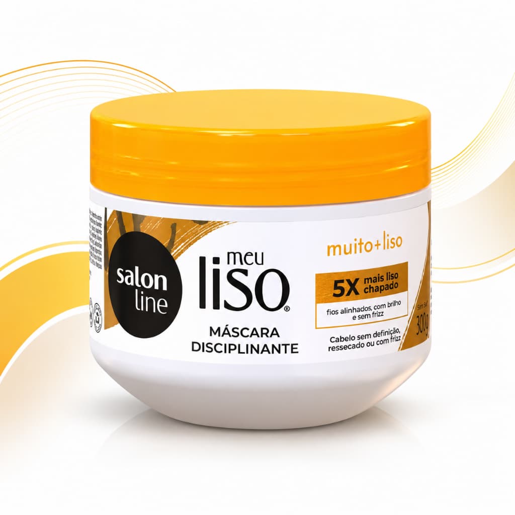 Mascara Disciplinante Restauração Intensa 300g Salon Line Meu Liso Controle de Frizz