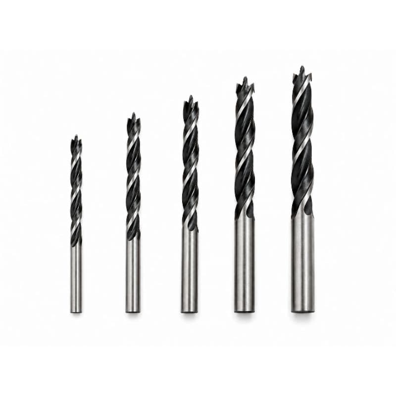 kit jogo de brocas para madeira 5 peças 4 a 10mm