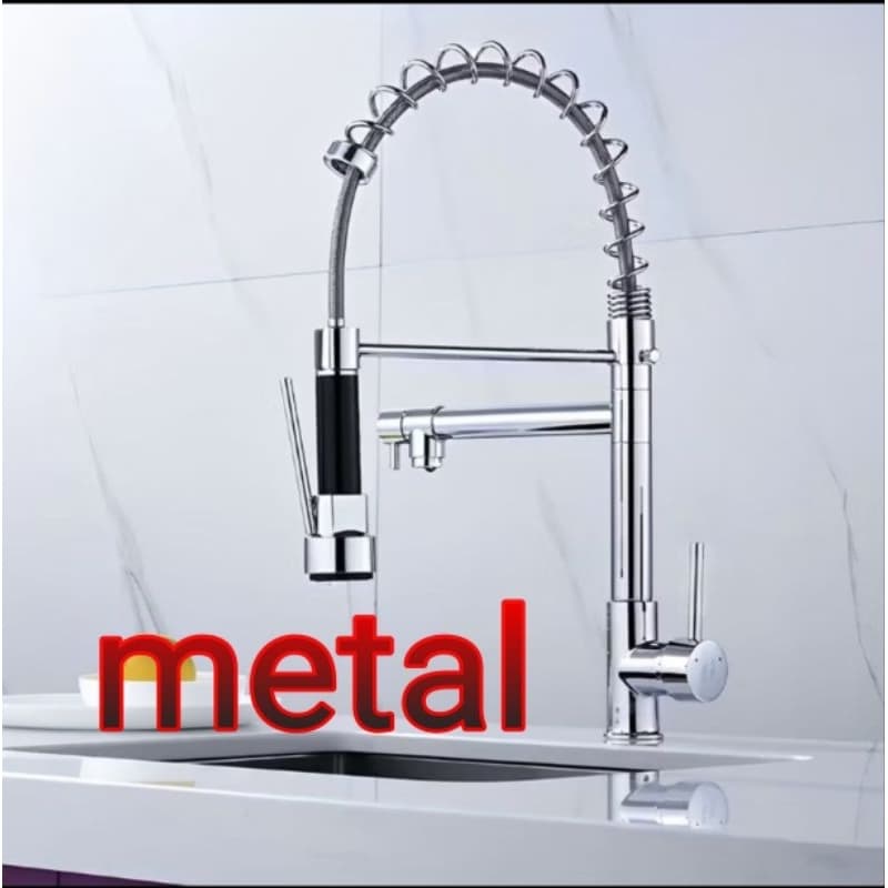 Torneira p/Bancada Cozinha Gourmet Monocomando Com Spray Extensor 15146