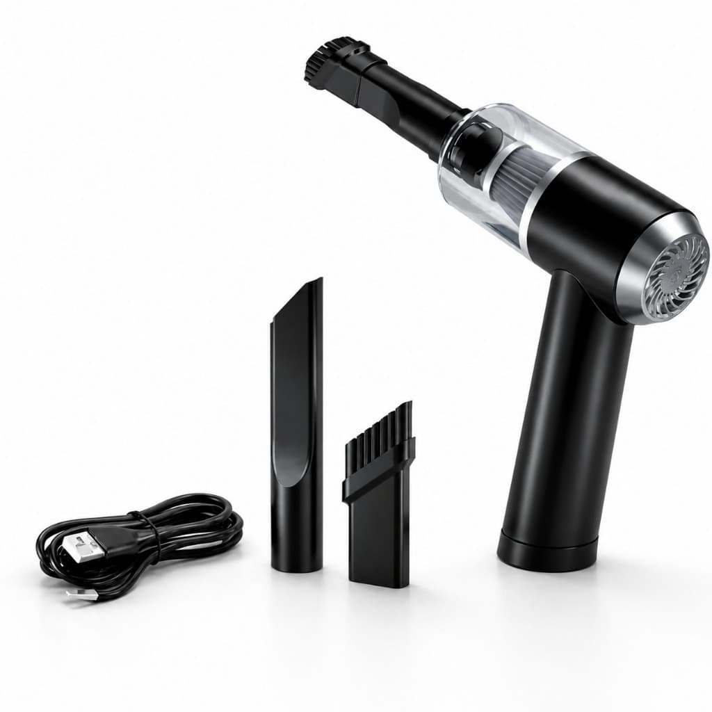 Aspirador De Pó Automotivo Recarregável Portátil B-Max BM-F923