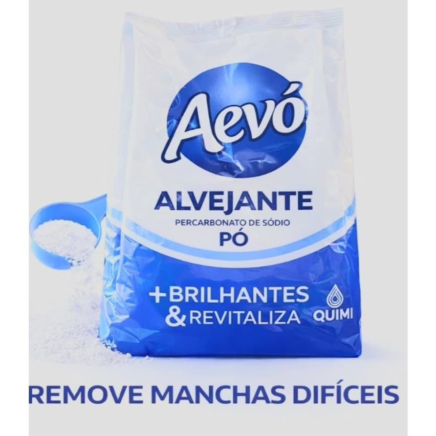 Percarbonato de Sódio Aevó 1kg – Limpeza em Geral Clareador de Roupas Oxigênio Ativo