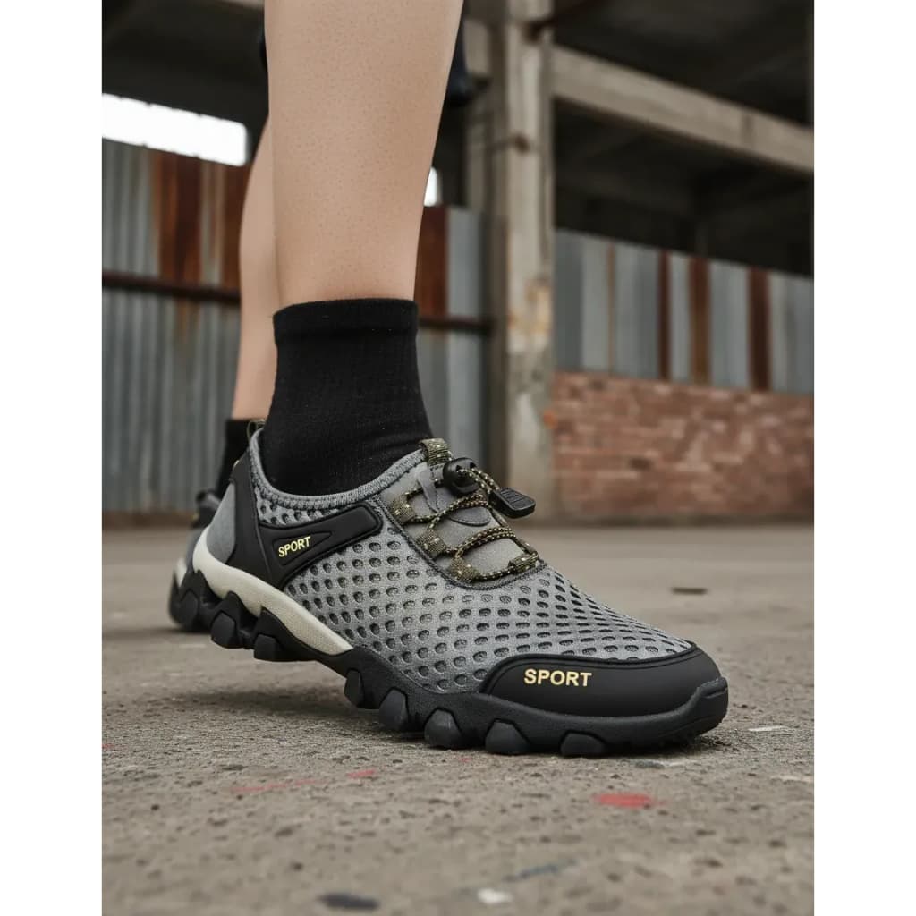 Tenis Unissex Multiuso Conforto Para os Pés Ideal Para Pesca Caminhadas Caiaque Tecido Respirável Secagem Rápida