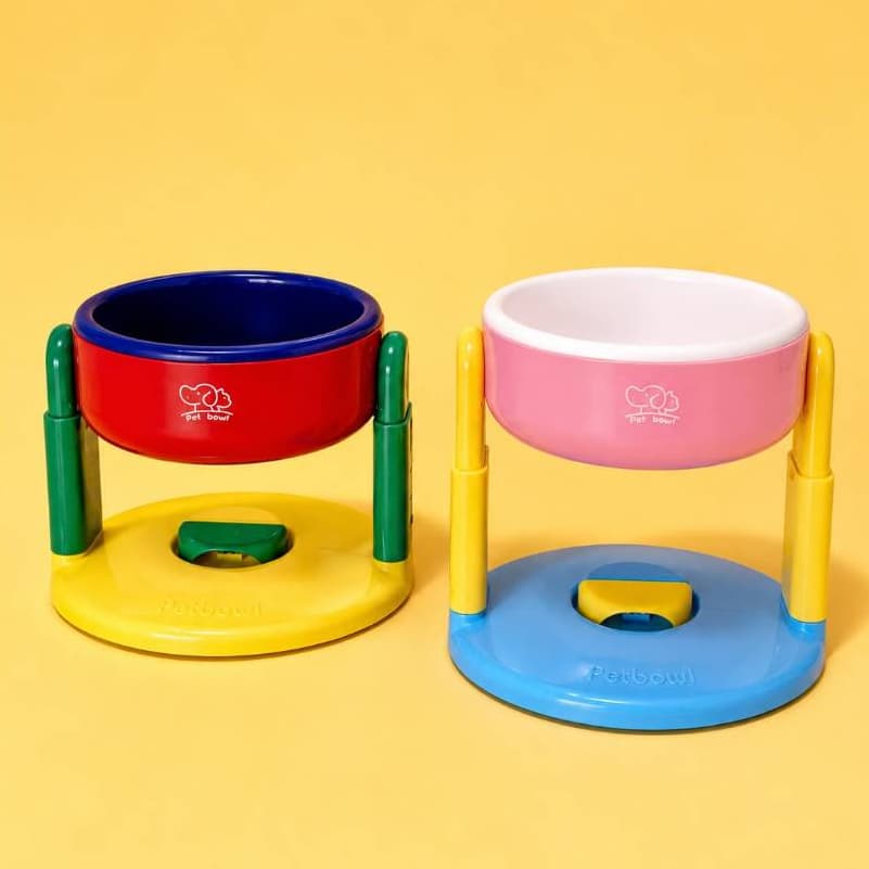 Comedouro Bebedouro Pet Cachorro Gato Com Ventosa Regulagem De Altura