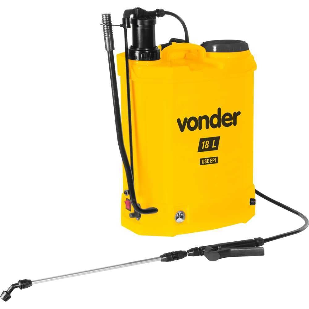 Pulverizador Costal 18L Bateria Lítio Vonder 2 Em 1 Manual Elétrico Bivolt