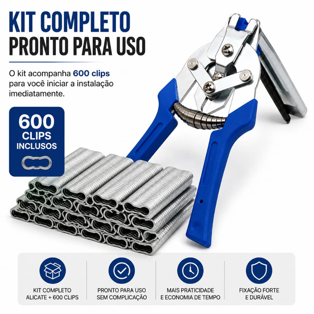 Alicate Anel De Porco Reparo Para Gaiolas Galinheiros Tela Mangueirão