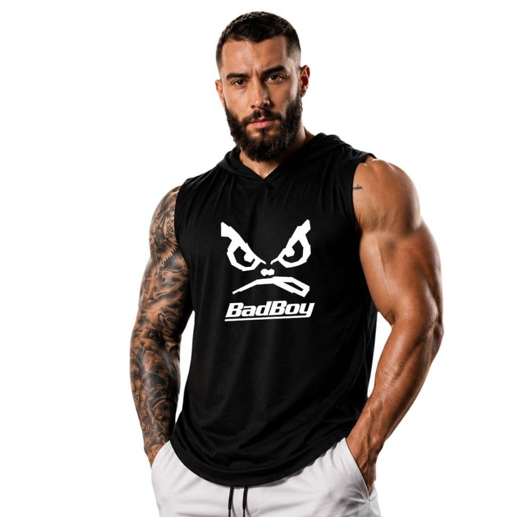 Regata Masculina Badboy Com Capuz Academia Treino musculação