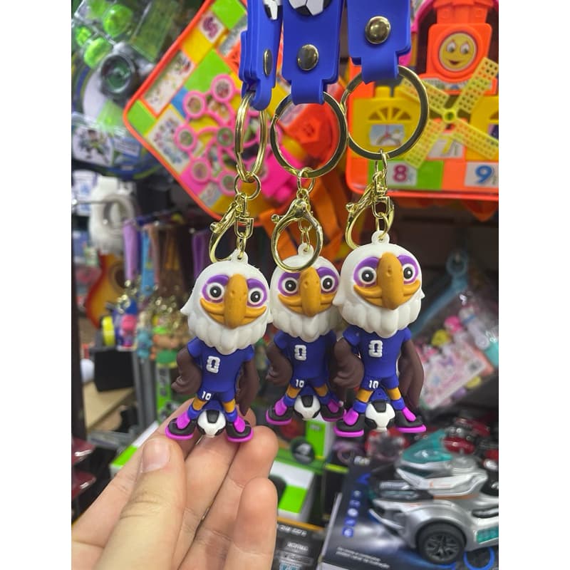 Chaveiro estilo copa azul time uma unidade envio imediato
