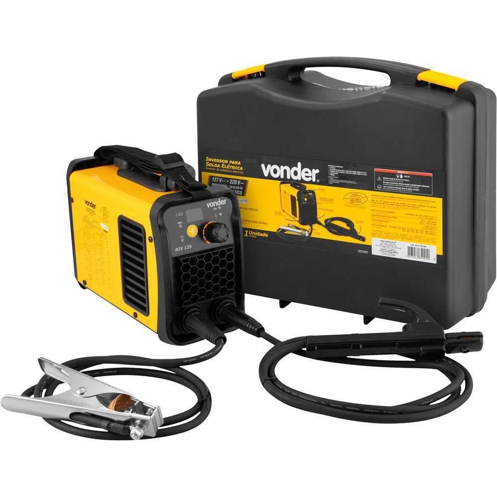 Inversor De Solda Vonder RIV 125 120A Bivolt Automático TIG Eletrodo Display Digital