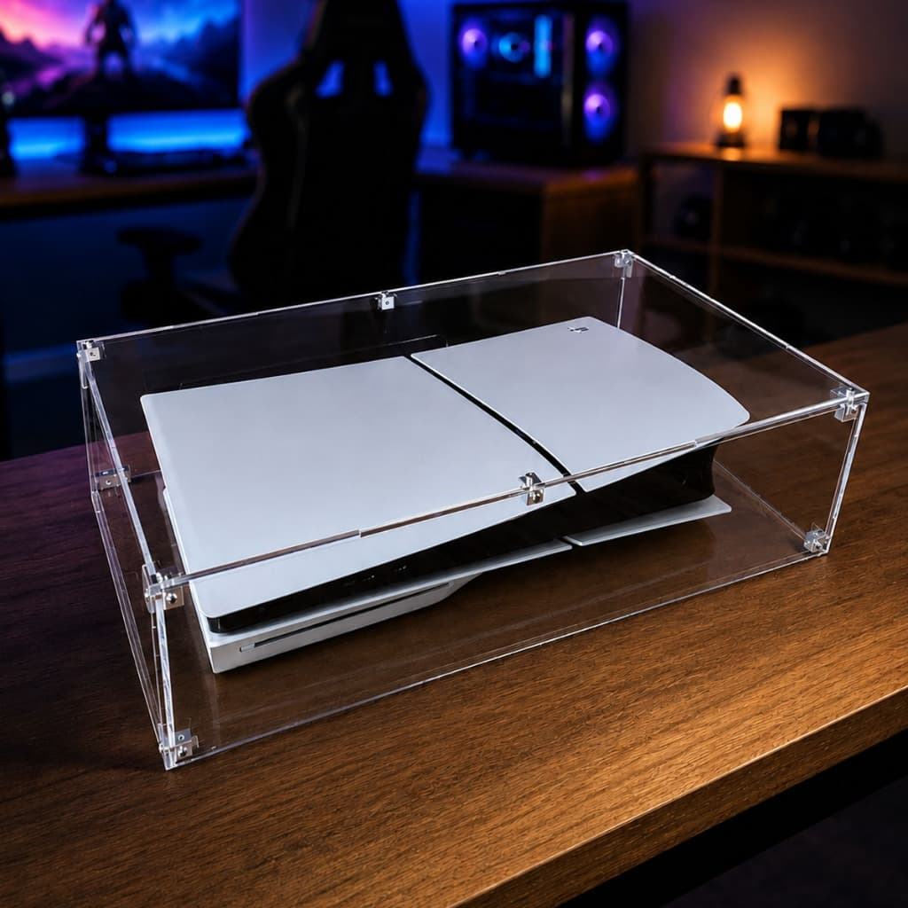 Capa Protetora Ps5 Acrílico Transparente ORK com Proteção UV