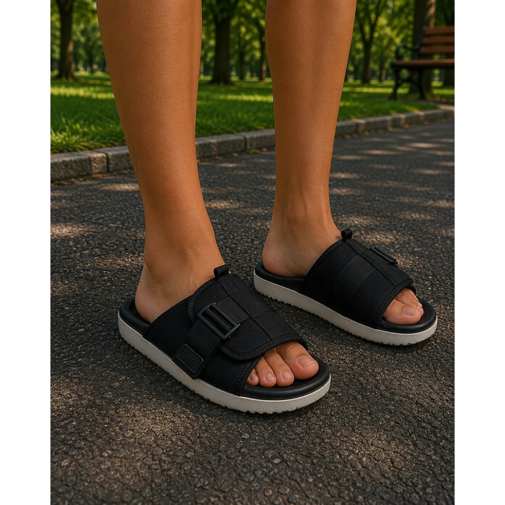 Chinelo Casual Si-liga Slide Sandálias Unissex Macio Tamanho Regulável Ajustável Moda Praia