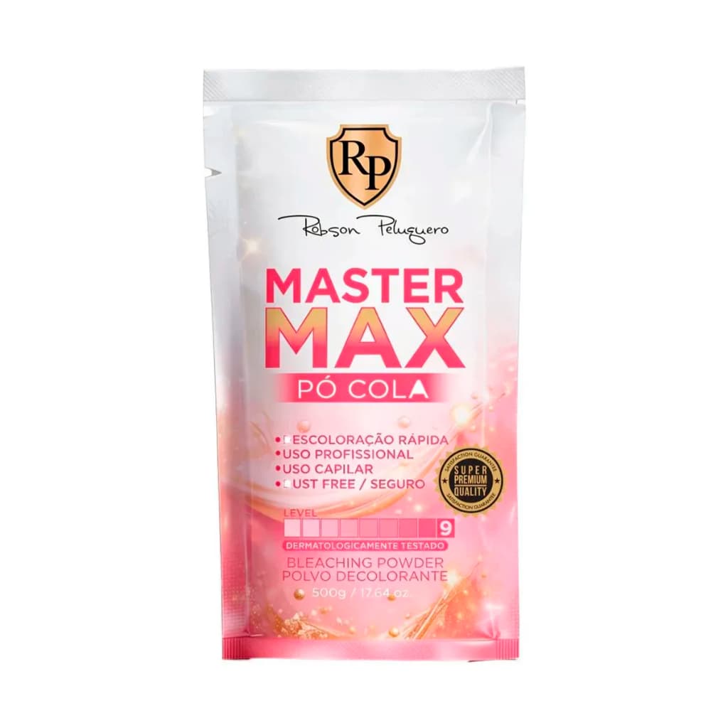 Pó Descolorante Pó Cola Master Max 500gr Robson Peluquero Descolorante Profissional