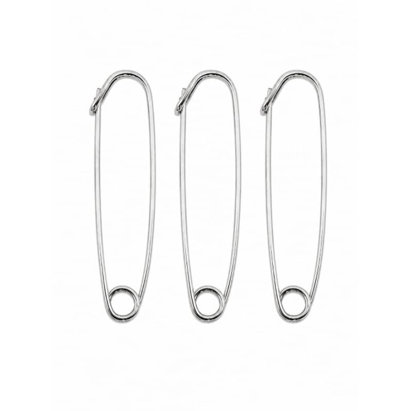 Kit com 3 Alfinetes de Segurança Grandes para Costura e Artesanato
