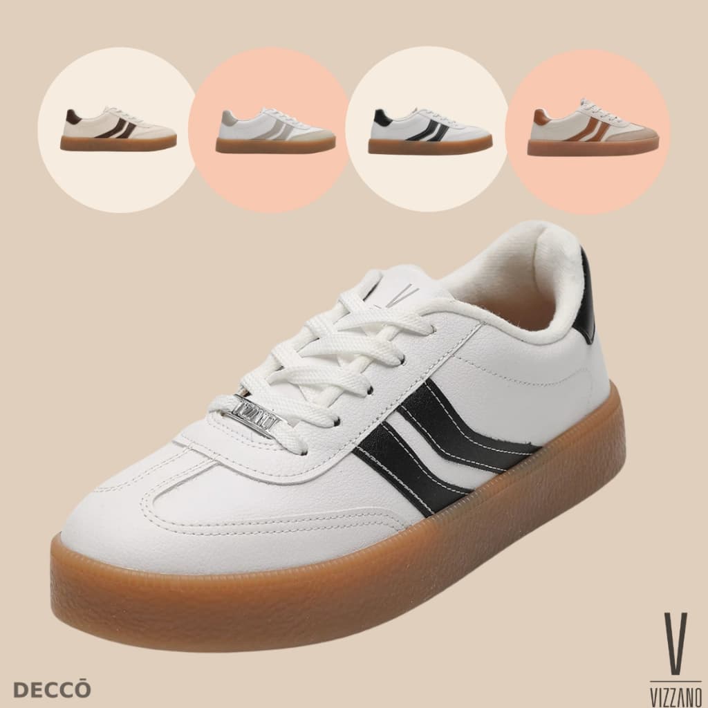 Sapato Feminino Vizzano Casual Macio Solado Antiderrapante Original