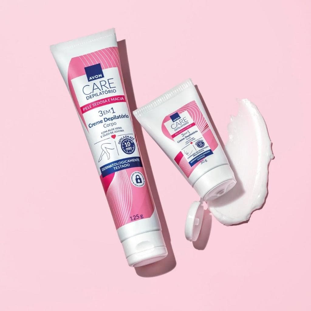 Creme Depilatório Para O Corpo, Área do Biquíni ou Rosto Skin So Soft Avon