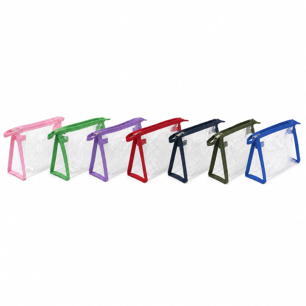 Necessaire Transparente Pvc organizador mala Util cores Variadas maquiagem odontologia clinicas em geral Multi uso