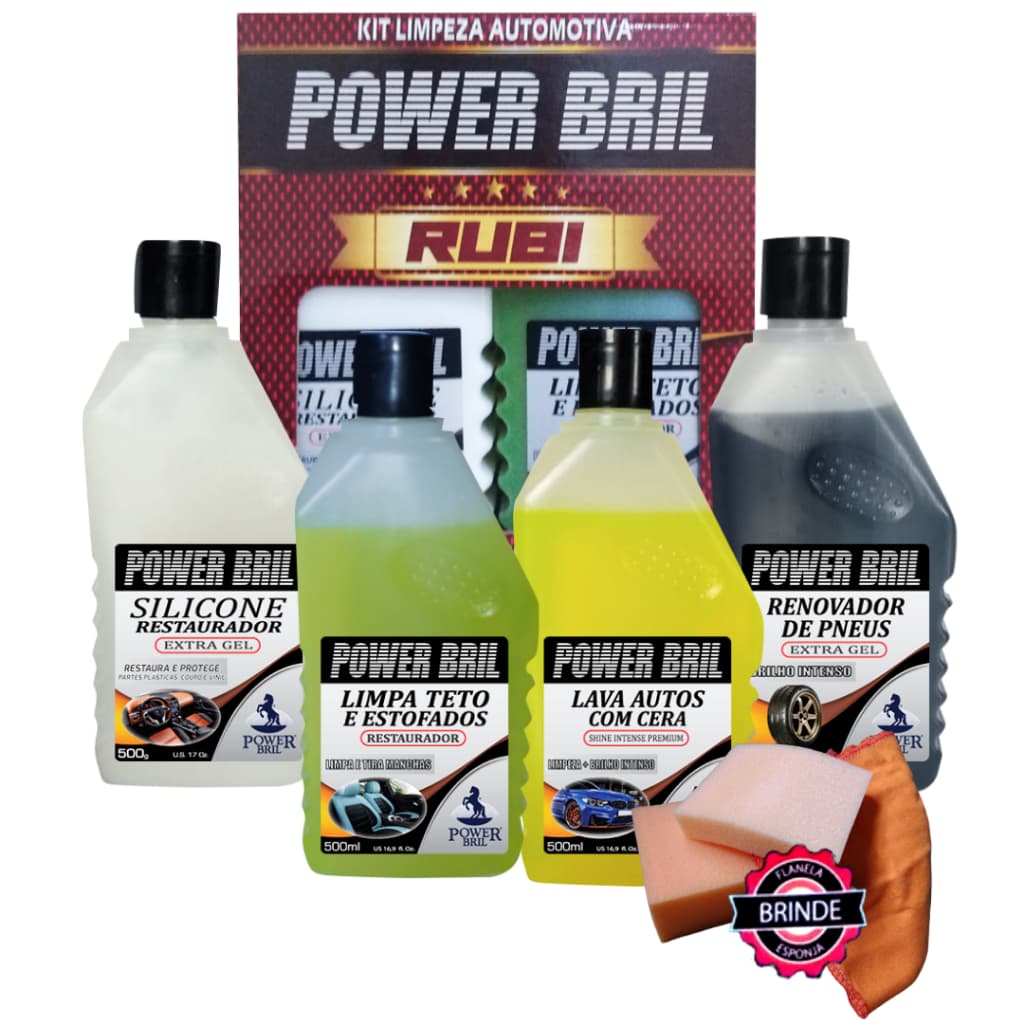 Power Bril Kit Estética Automotiva Rubi