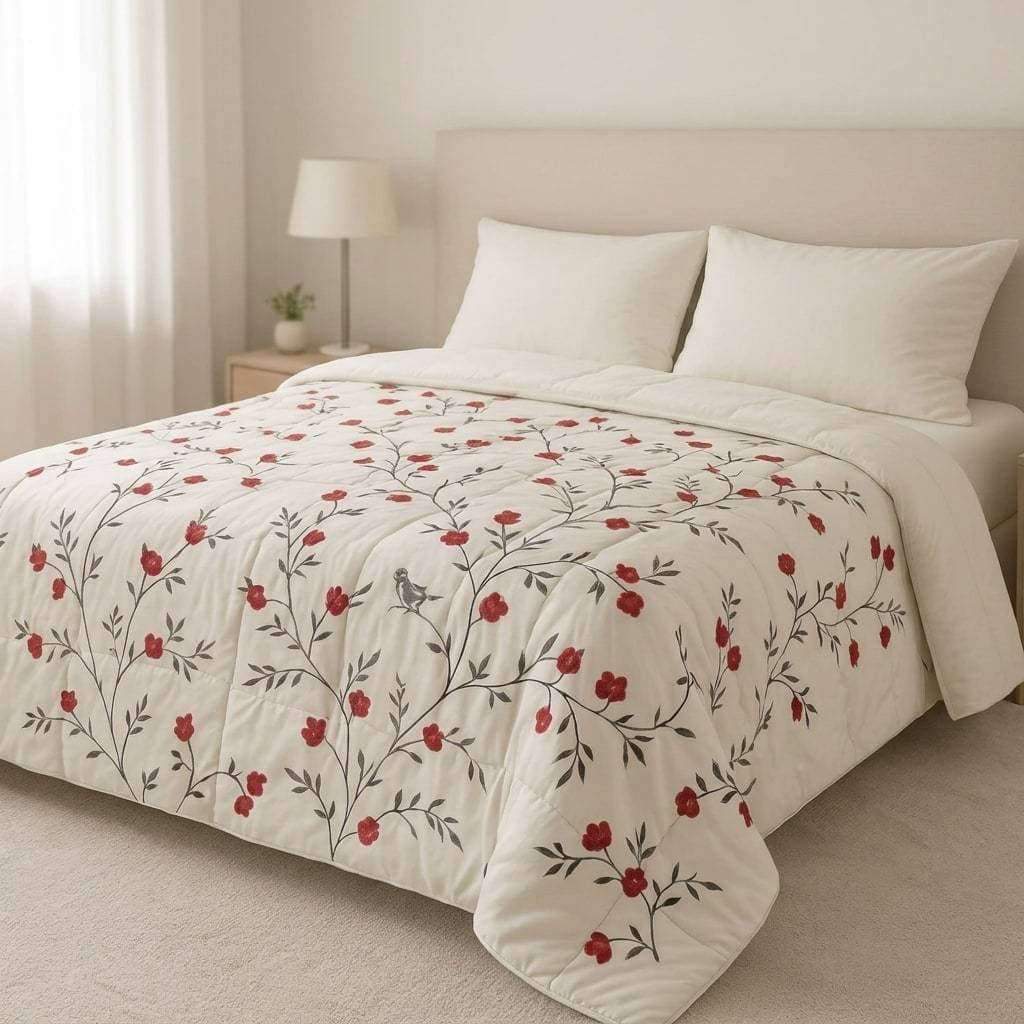 Edredom Coberdrom Dupla Face Cama King Premium 250 Fios Manta Acrilica