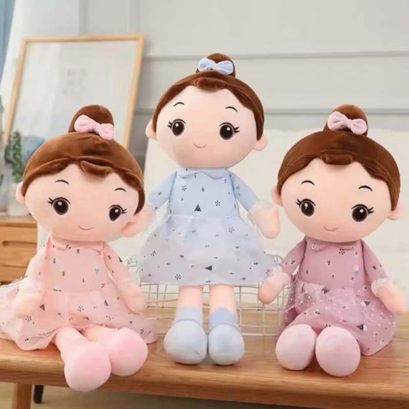 Boneca pelúcia fofa rosa presente infantil decoracao quarto brinquedo macio plush bonita pelucia macia bebê maninha