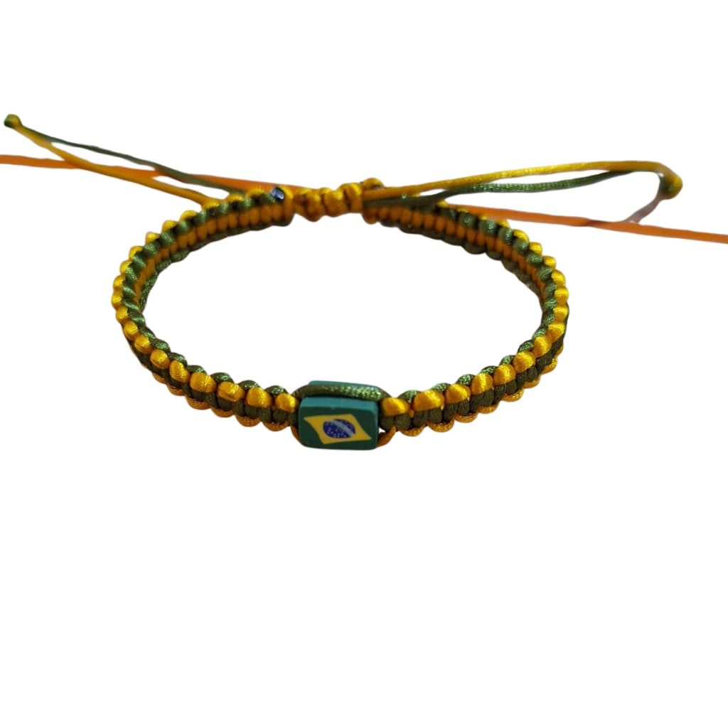 Pulseira bandeira do Brasil modelo CL01