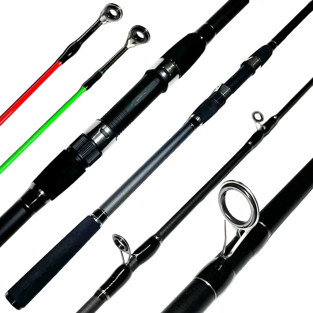 Vara Pesca Praia Molinete 4.2m -20-60lb 4 Partes 2 Ponteiras