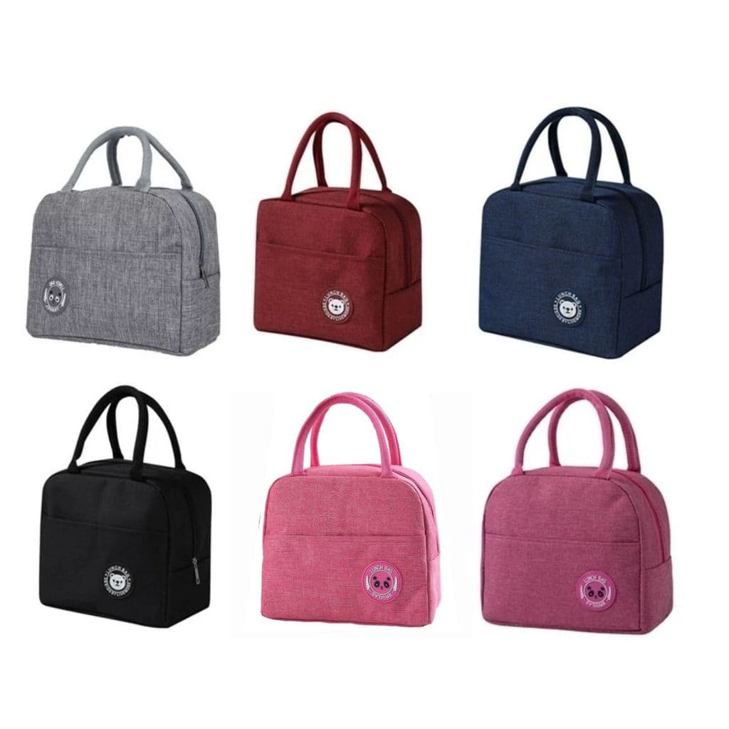 Bolsa Térmica Portátil Oxford Impermeável Lancheira Trabalho Escola Passeio Varias Cores