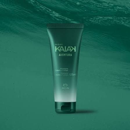 Shampoo Cabelo e Corpo Kaiak Aventura  125 Ml