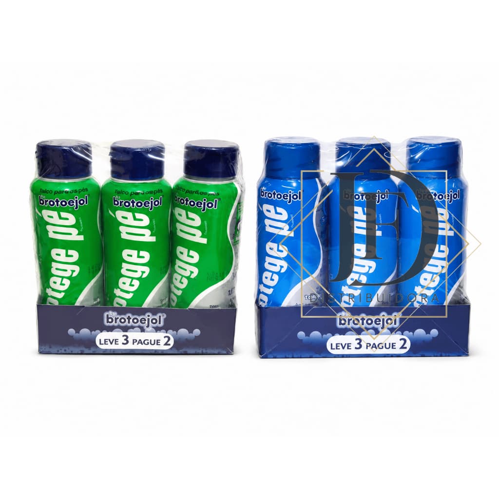 Kit 03 un Talco Protege Pé Brotoejol 150g (Escolha o tipo)