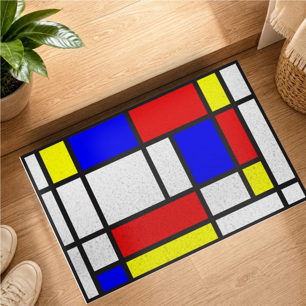 Tapete Capacho Mondrian - CA 001466
