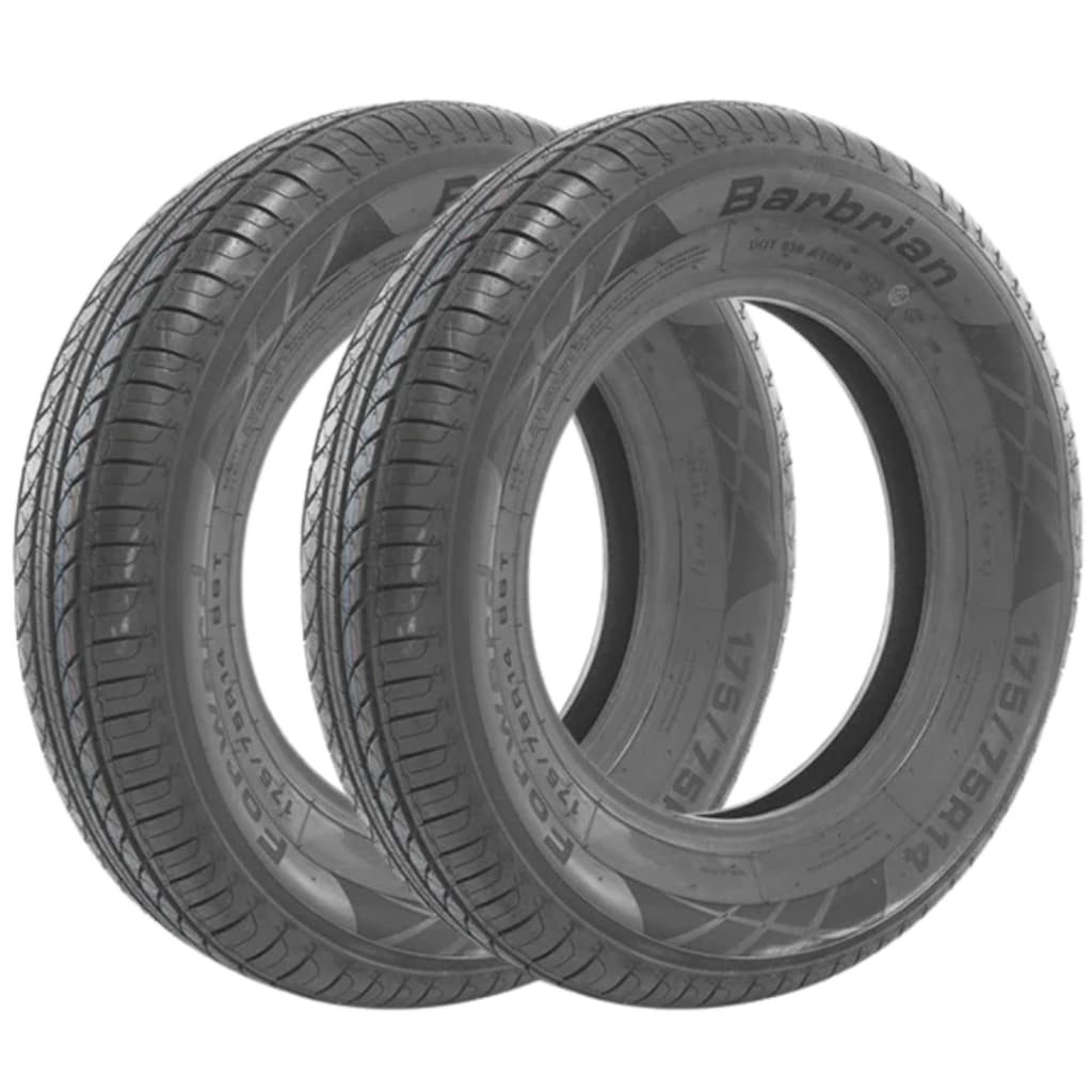 Kit 2 Pneus 175/75 R14 Barbrian Forward 86T Aro 14 Novos