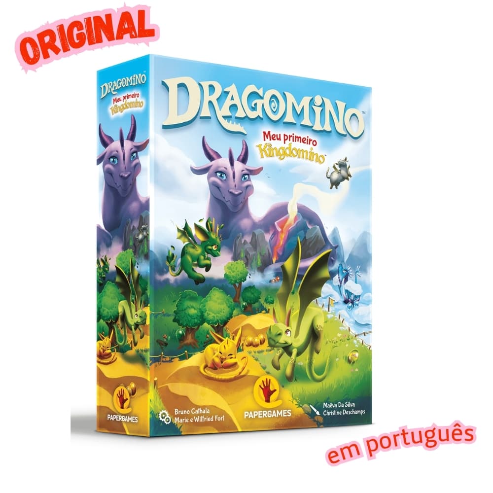 Dragomino Papergames Jogo de Tabuleiro Original Em Português