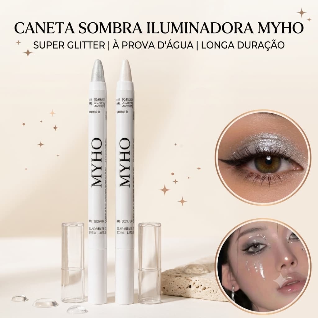 Myho Caneta Iluminadora Para Maquiagem Coreana Cintilante