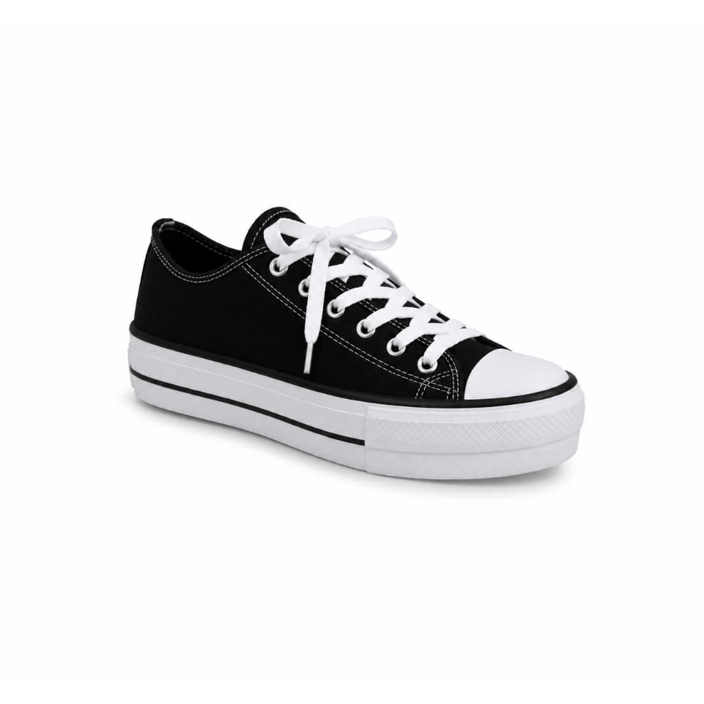 Tenis Feminino Casual basico All plataforma Blogueira Confortavel Leve Macio