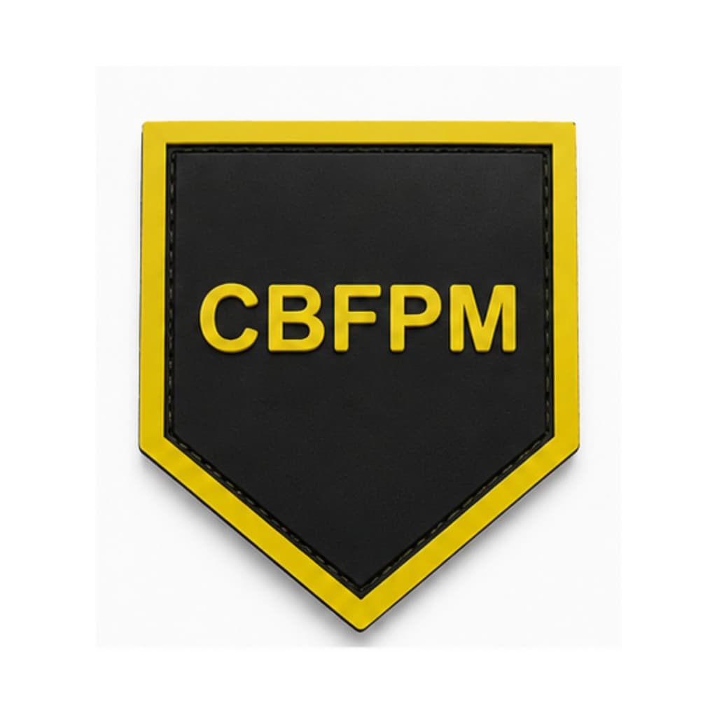 Patch Brasão CBFPM Emborrachado padrão Brigada de Braço