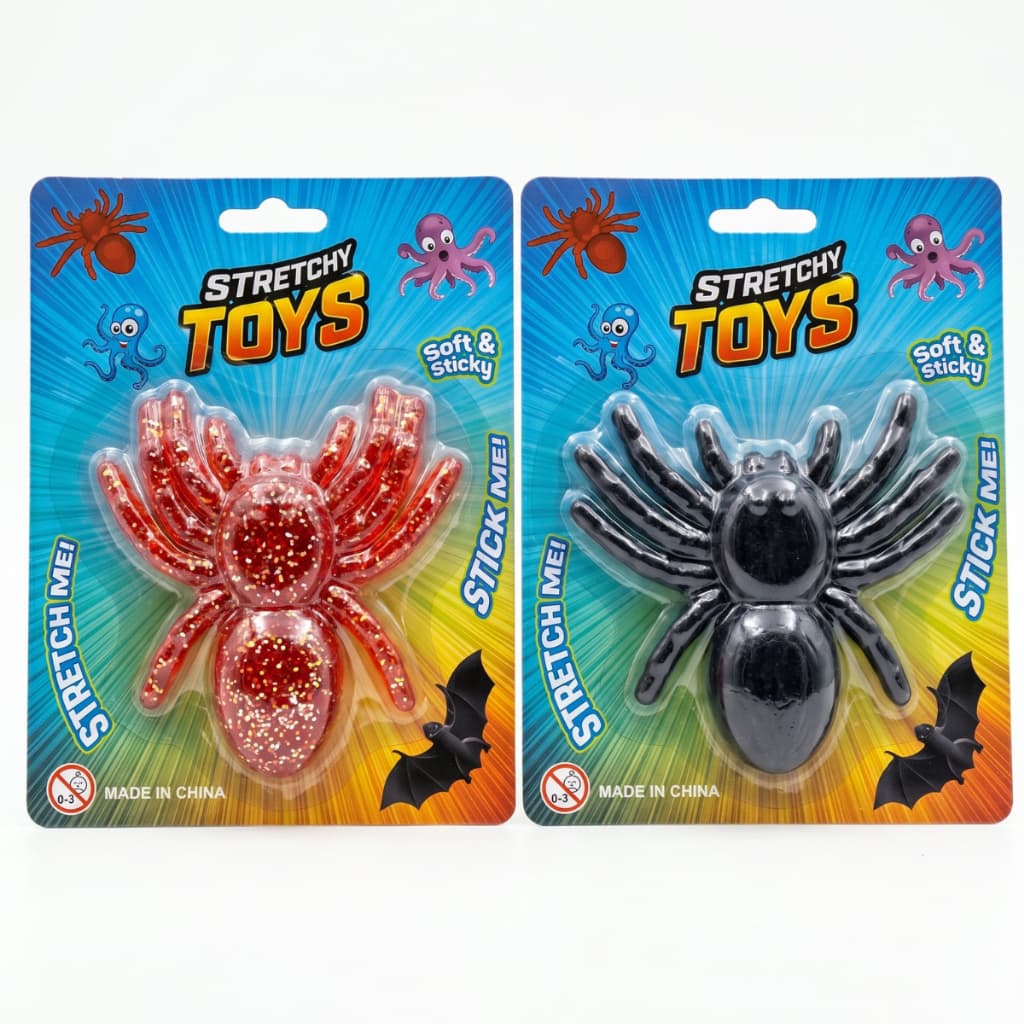 Brinquedo Aranha Gruda Na Parede Antiestresse Elástica Brinquedo Divertido Sensorial Gel Flexível Infantil